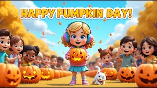 🎵 Happy Pumpkin Day! | Fun Fall Song for Kids 🍁