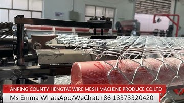 Full-automatic chain link fence machine/chain link fence weaving machine