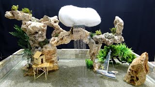 How to make a beautiful rain fountain with cloud / DIY