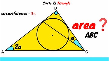 Can you find area of the area of triangle ABC? | (Fun Geometry Problem) | #math #maths | #geometry