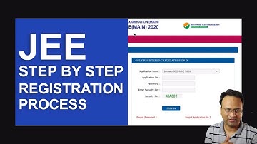 JEE Registration Step By Step Process - Follow video to submit your JEE application form.