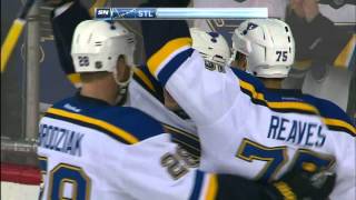 Gotta See It: Boards give Flames and Blues opening goals
