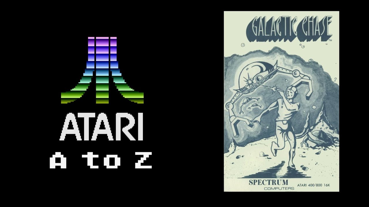 Galactic Chase for Atari 8-bit is a shameless but solid clone | Atari A to Z