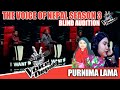 The voice of nepal season 3  purnima lama blind audition  edited   thevoiceofnepal