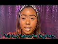 Full Face Tutorial for Beginners | Dark Skin