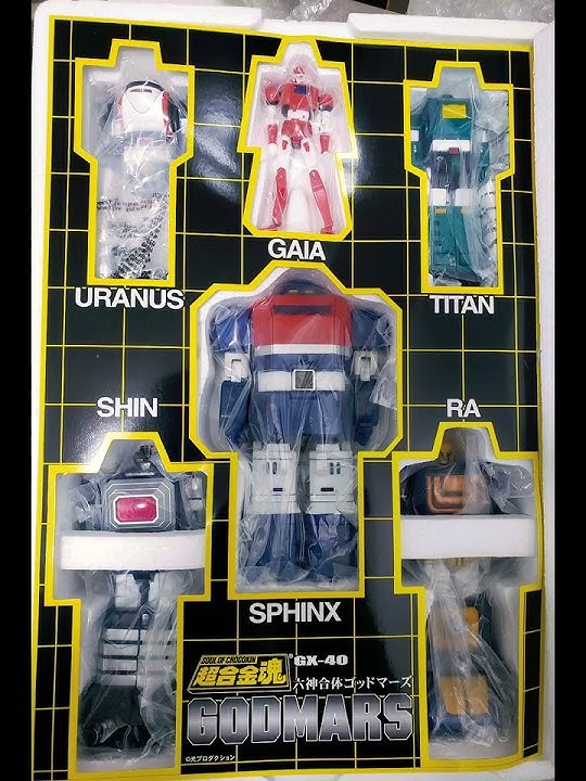 #10kplus #Toycover #Review #Bandai #soul of #Chogokin GX-40 #Godmars #六神合體
