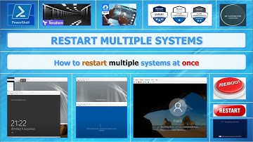 PowerShell Restart multiple