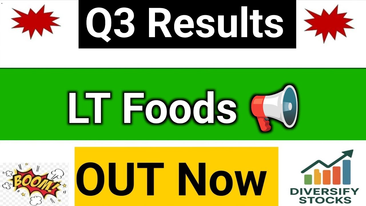 LT Foods Q3 Results 2026 | LT Foods share latest news | LT Foods Results Today | LT Foods Dividend 