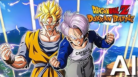 LR AGL SSJ Future Gohan & Future Trunks Active but the OST is extended by AI - Dokkan Battle