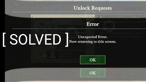Slime : Isekai Memories! Unexpected Error !! ( SOLVED) ANDROID/IOS