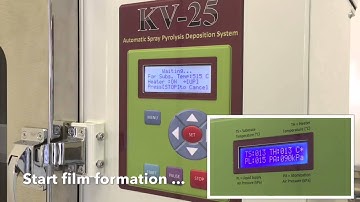 Automatic Spray Pyrolysis Deposition System (KV-25)