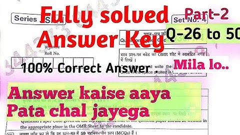 Solution of Mathematics (standard) set-4 code-030/2/4 term -1 2021Questions- 26 to 50//Answer key