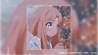 zedd ft. alessa cara - stay (sped up) Resimi