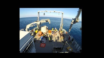 Preparing the deep water mooring for deployment