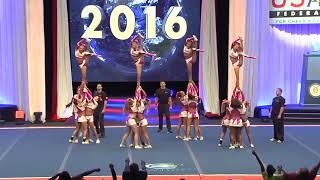 Cheer Savannah   Lady Lace 2016 Senior Small All Girl Semis
