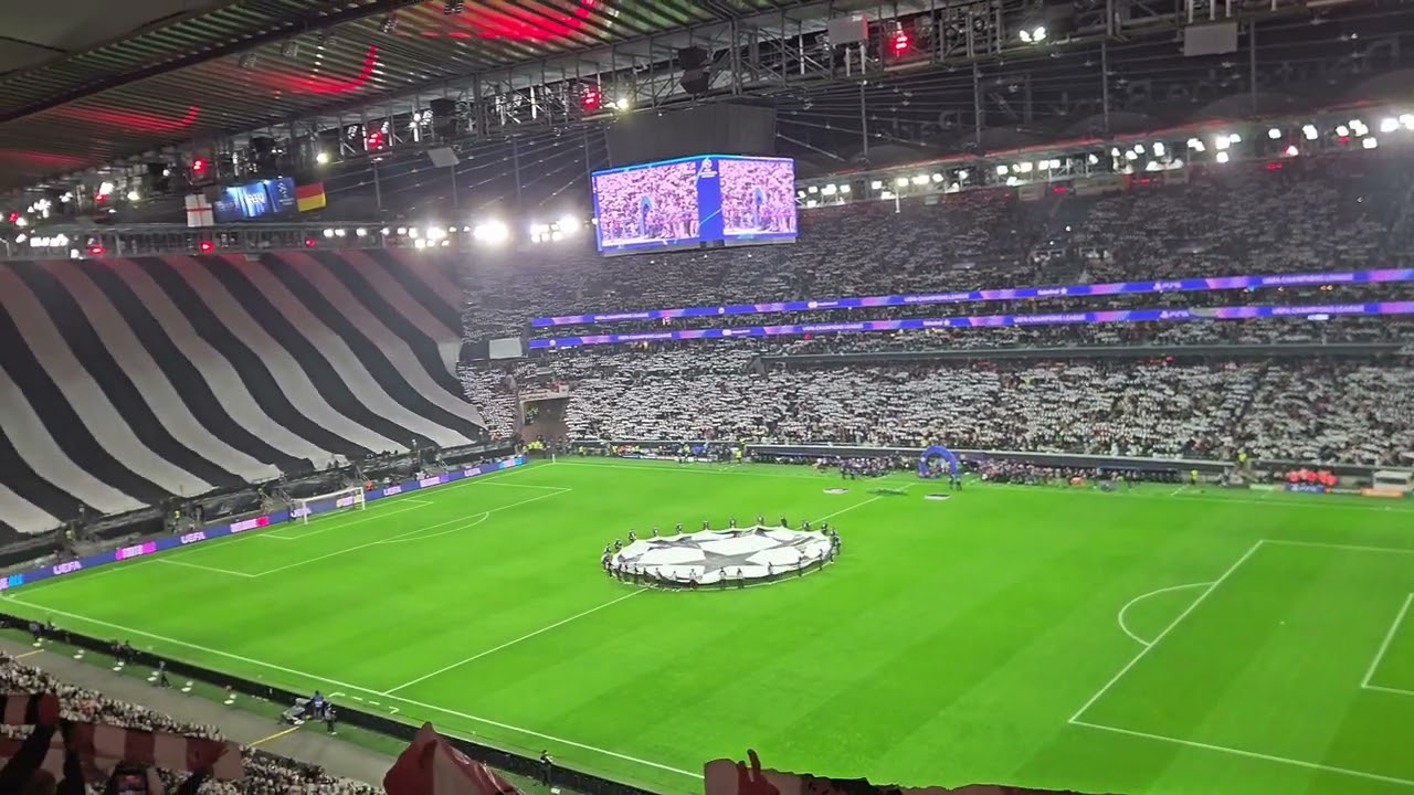 Eintracht Frankfurt vs Liverpool (1-5) (22-10-2025) Champions League Choreo - We Love You Frankfurt!