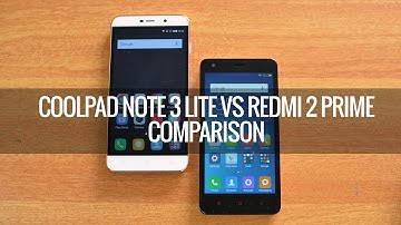 Coolpad Note 3 Lite vs Xiaomi Redmi 2 Prime- Detailed Comparison