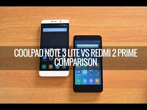 Coolpad Note 3 Lite vs Xiaomi Redmi 2 Prime- Detailed Comparison
