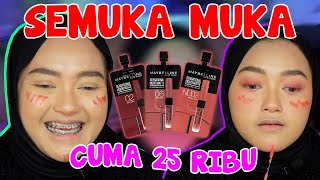 REVIEW LIPCREAM TAHAN 16 JAM ! MAYBELLINE SUPER STAY MATTE INK + UJI KETAHANAN | saritiw