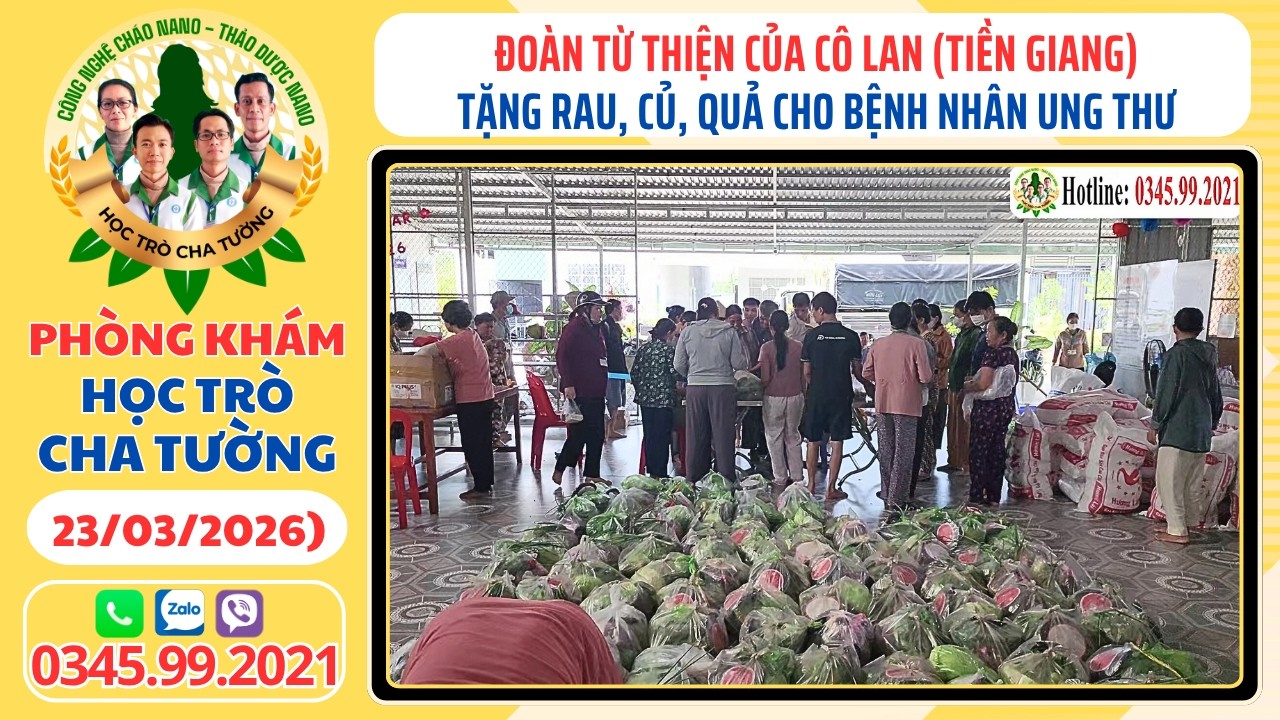 MTQ Tặng Rau Củ Quả Cho BN Ung Thư (23/03)