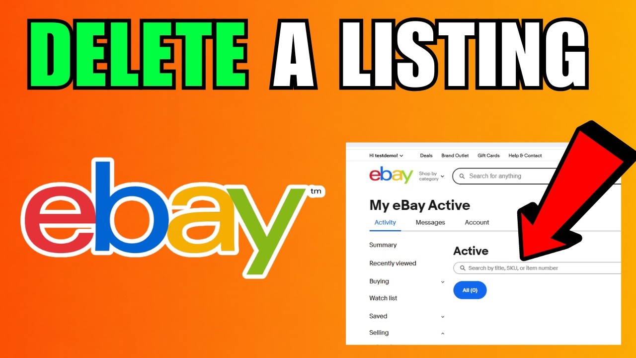 How To Delete A Listing From Ebay (2026) (Step By Step Guide) - YouTube