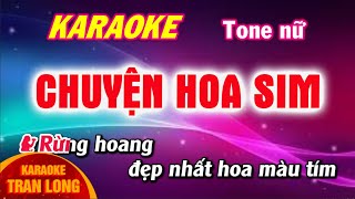 Rừng hoang đẹp nhất hoa màu tím... Karaoke Tone nữ - YouTube
