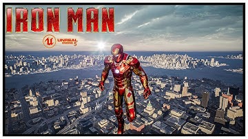 IRON MAN | Unreal Engine 5 Demo | Takes Flight | 4K