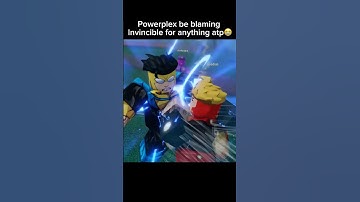 Powerplex is blaming everyone but himself😭 #purpleguy #roblox #foryou #invincible #funny
