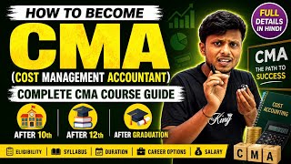 How to Become CMA|COST management Accountant | Complete CMA Course Guide| After 10th,12th&Graduation