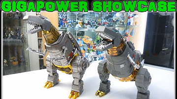 GIGAPOWER GRIMLOCK with FansToys Comparison HQ01R Superator Transformer Showcase