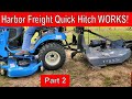 Harbor Freight 3 Point Quick Hitch Adapter Works LS Tractor PT2