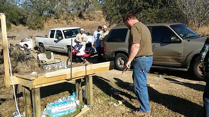 James Helm at the Cutting Competition at the South...