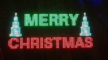 32x64 P3 RGB led matrix panel controlled with NodeMCU