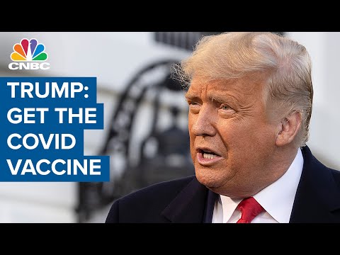 Donald Trump recommends supporters get Covid vaccines