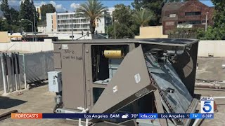Thieves stealing copper parts from industrial air-conditions units in Pasadena screenshot 2