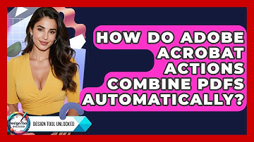 How Do Adobe Acrobat Actions Combine PDFs Automatically? - Design Tool Unlocked