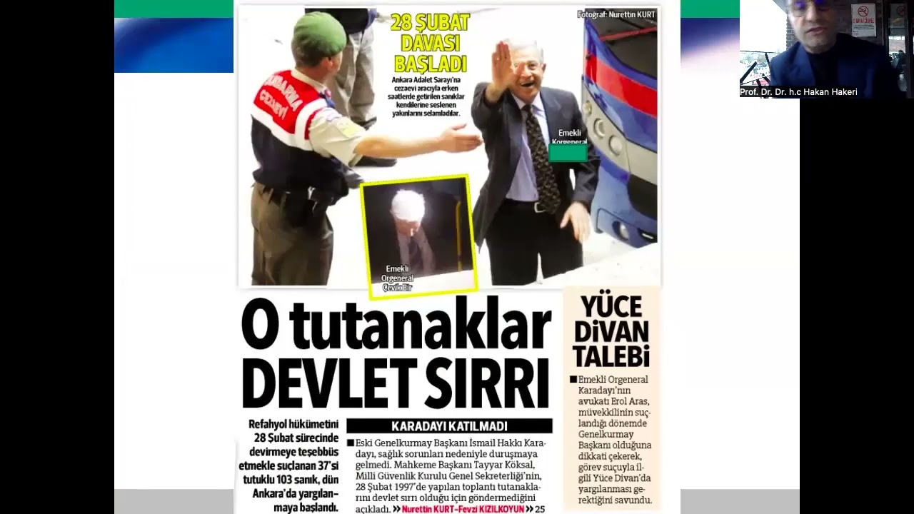 Av.Prof.Dr. Dr.h.c.Hakan Hakeri:Ceza Muhakemesi Hukuku-9: Ceza Muhakemesinde Tanık