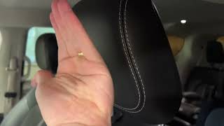 How to Reset/Adjust Headrest on Chrysler Pacifica