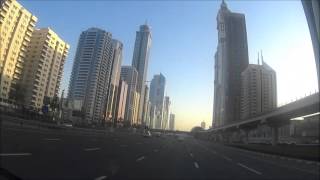 Dubai 2016: The Burj Khalifa in Dubai from the Highway