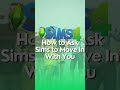How to Ask Sims to Move In With You in Sims 4