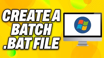 How To Create A Batch .bat File on Windows (2025) - Quick Fix