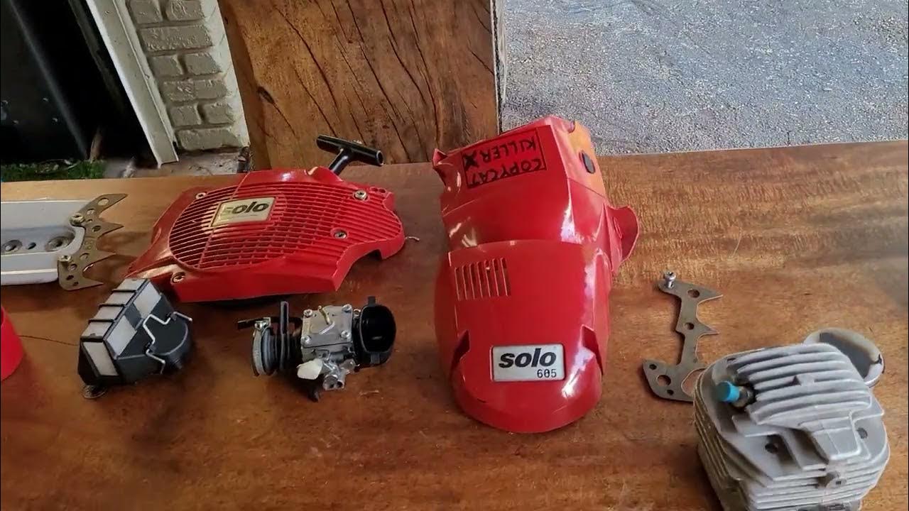 SOLO 681 PORTED 54mm cylinder 88cc........ - YouTube