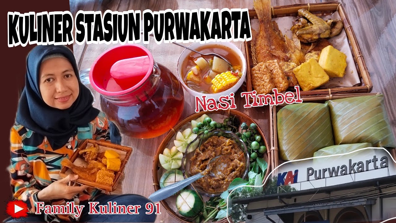 WAJIB COBAIN‼️NASI TIMBEL MANG KUS DEKET STASIUN PURWAKARTA. MAKANAN SEDERHANA & NIKMAT TIADA TARA