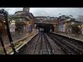 What is it like to drive a train in the rain piccadilly line train to rayners lane sidings