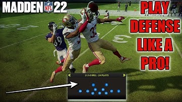 PLAY LOCKDOWN DEFENSE LIKE A PRO! EASY SETUP STOPS THE RUN & PASS! MADDEN 22