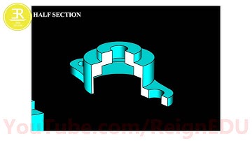 Section of a solid (Isometric View) - #ReignEdu Animation Series #ED75