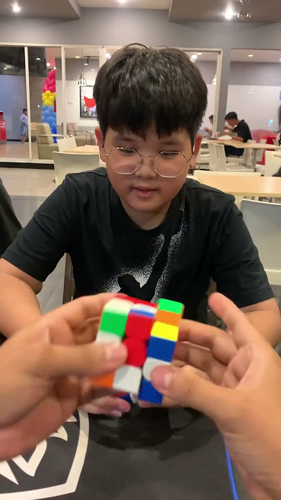 Bocilnya ngambek tak karuan🗿#rubik #cube