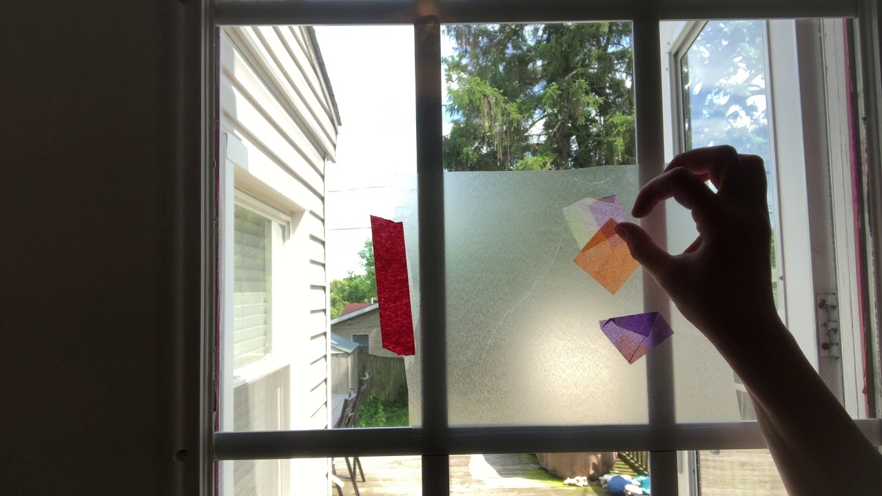 Contact Paper Stained Glass TIPS Summer Fun Club in a Box YouTube