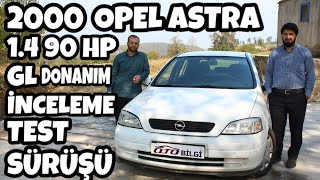 Opel Astra Test Surusu 2000 1 4 90 Hp Gl Oto Bilgi Youtube