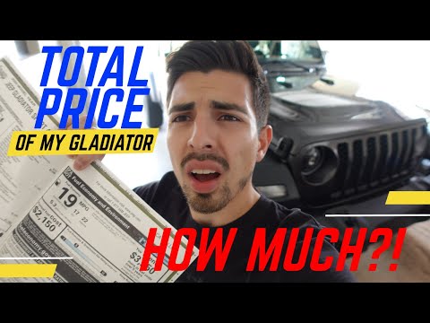 How Much Was My Jeep Gladiator?! (MONTHLY PAYMENTS)